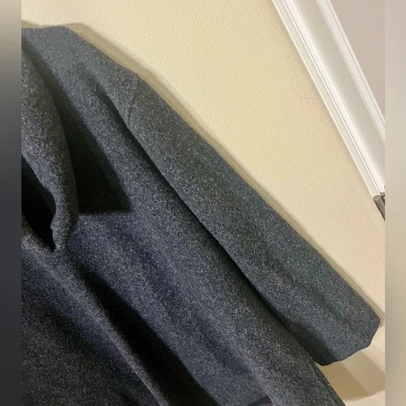 Eileen Fisher Woman Fuzzy Lambswool Blend Zip Up Jacket - Picture 15 of 16